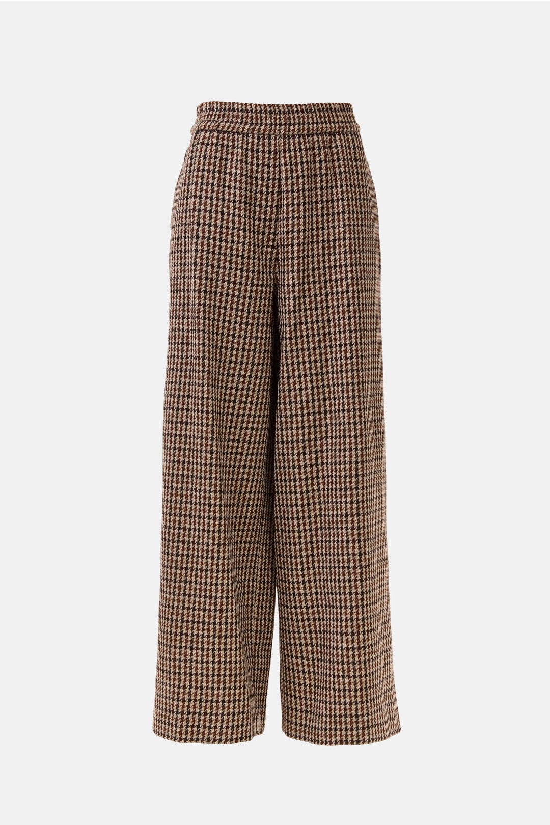 Ebe Brown Plaid Trousers