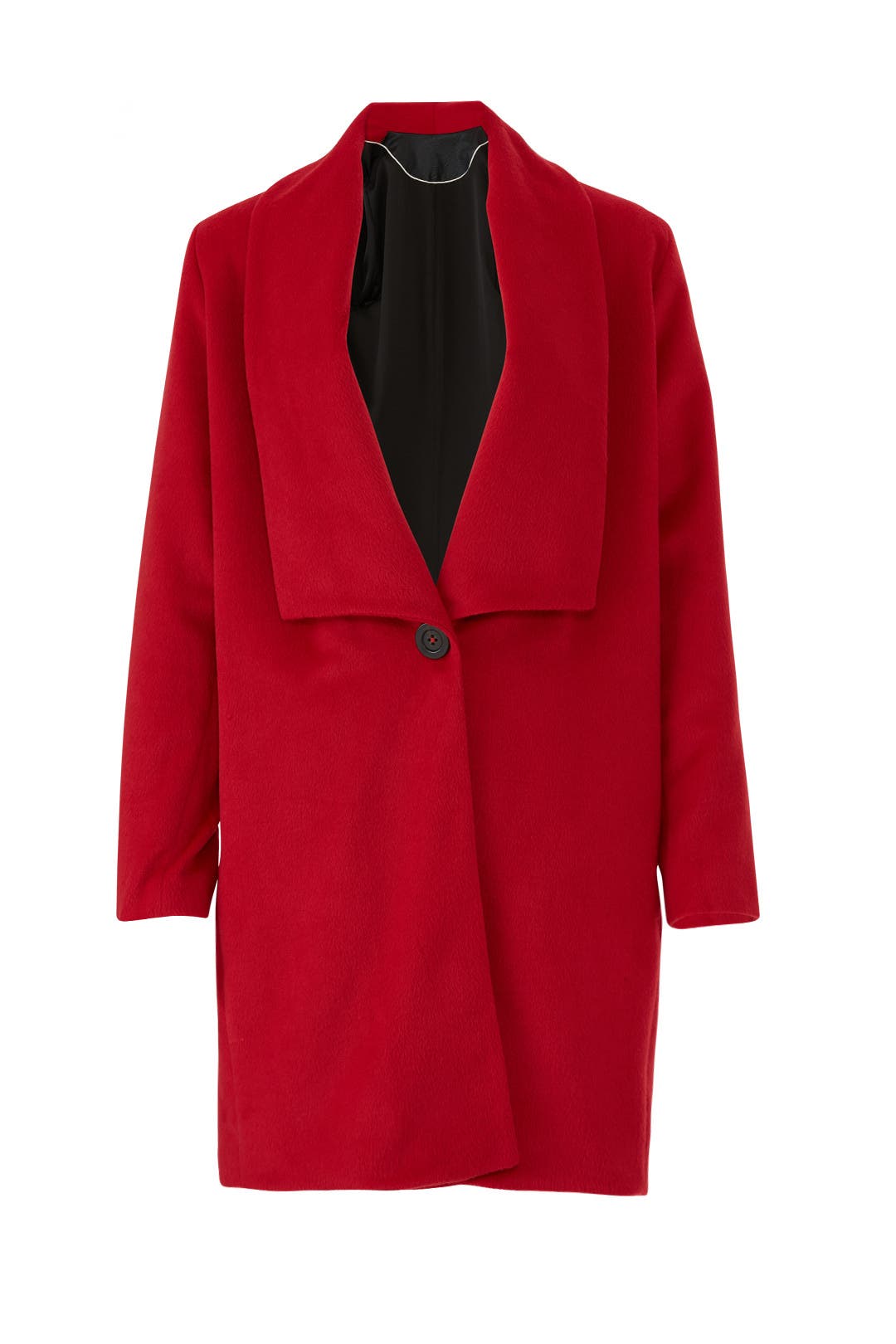 lawgy（ラウジー）の「shaggy accent button jacket coat