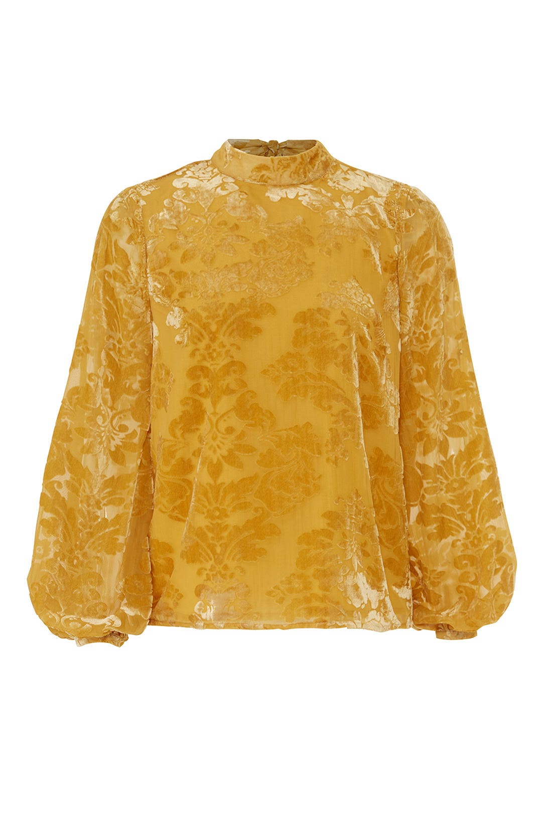Oxford Velvet Top by YUMI KIM