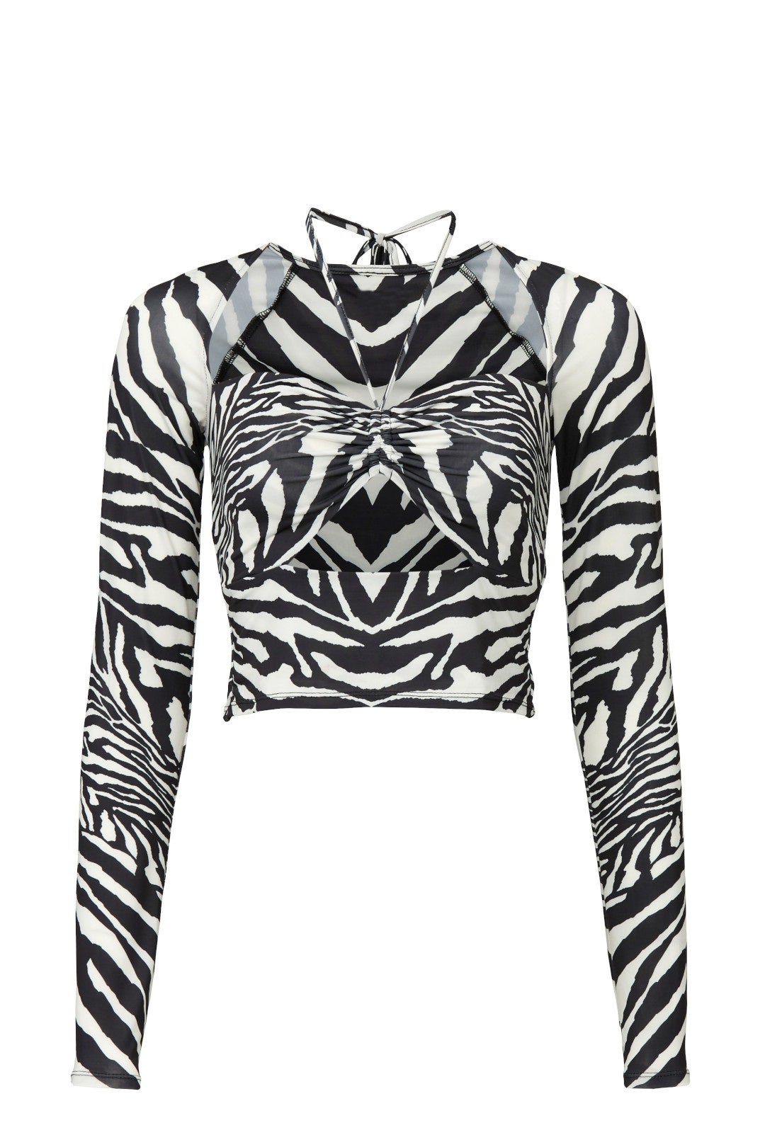 Adria Zebra Crop Top by AFRM 4