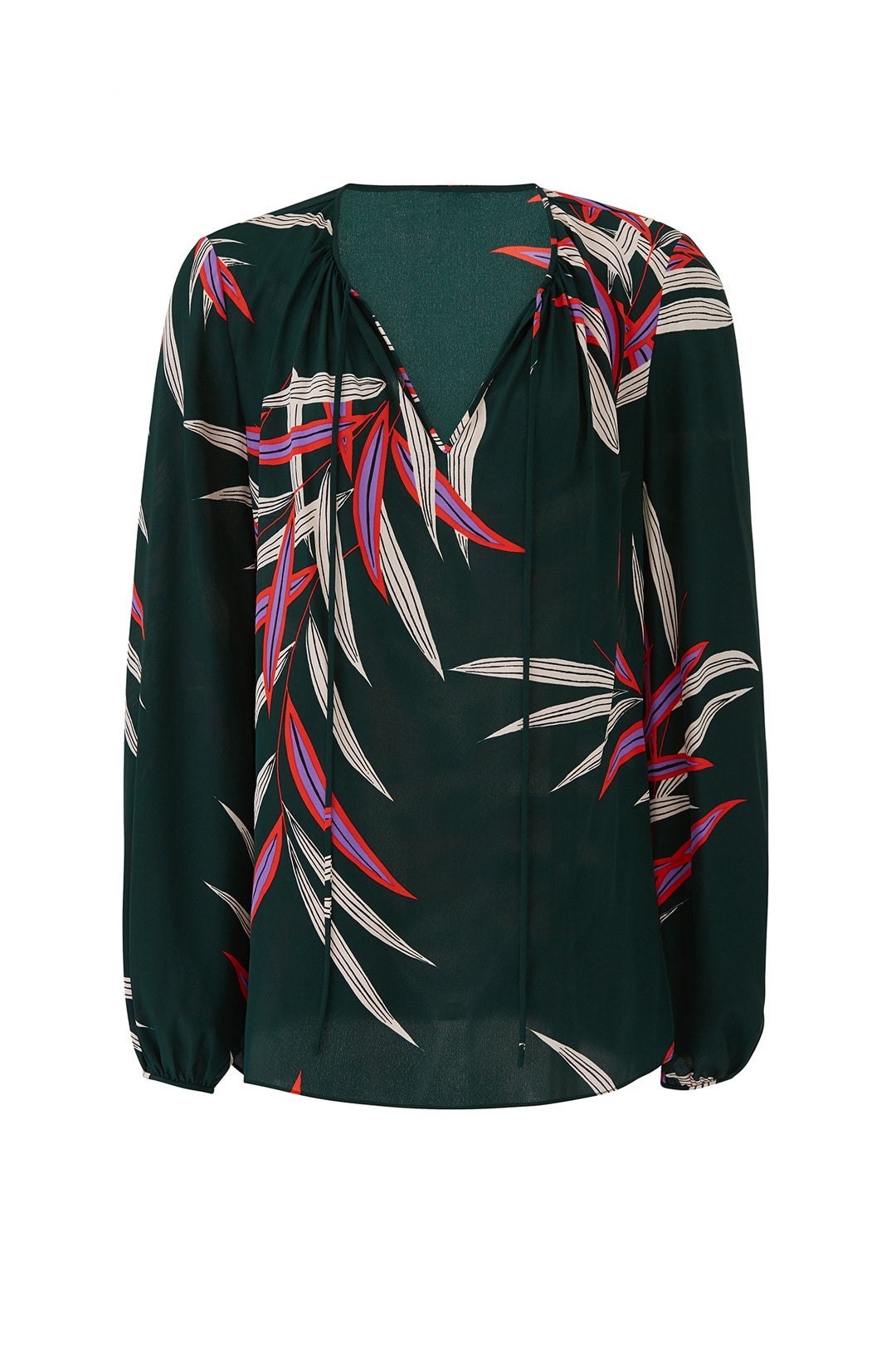 Hunter Long Sleeve Blouse by Diane von Furstenberg