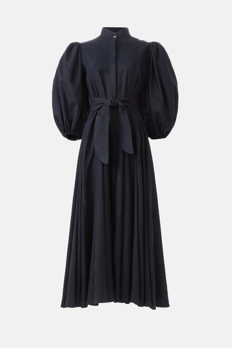 Blue Bromelia Dress by NO PISE LA GRAMA - Photo 4