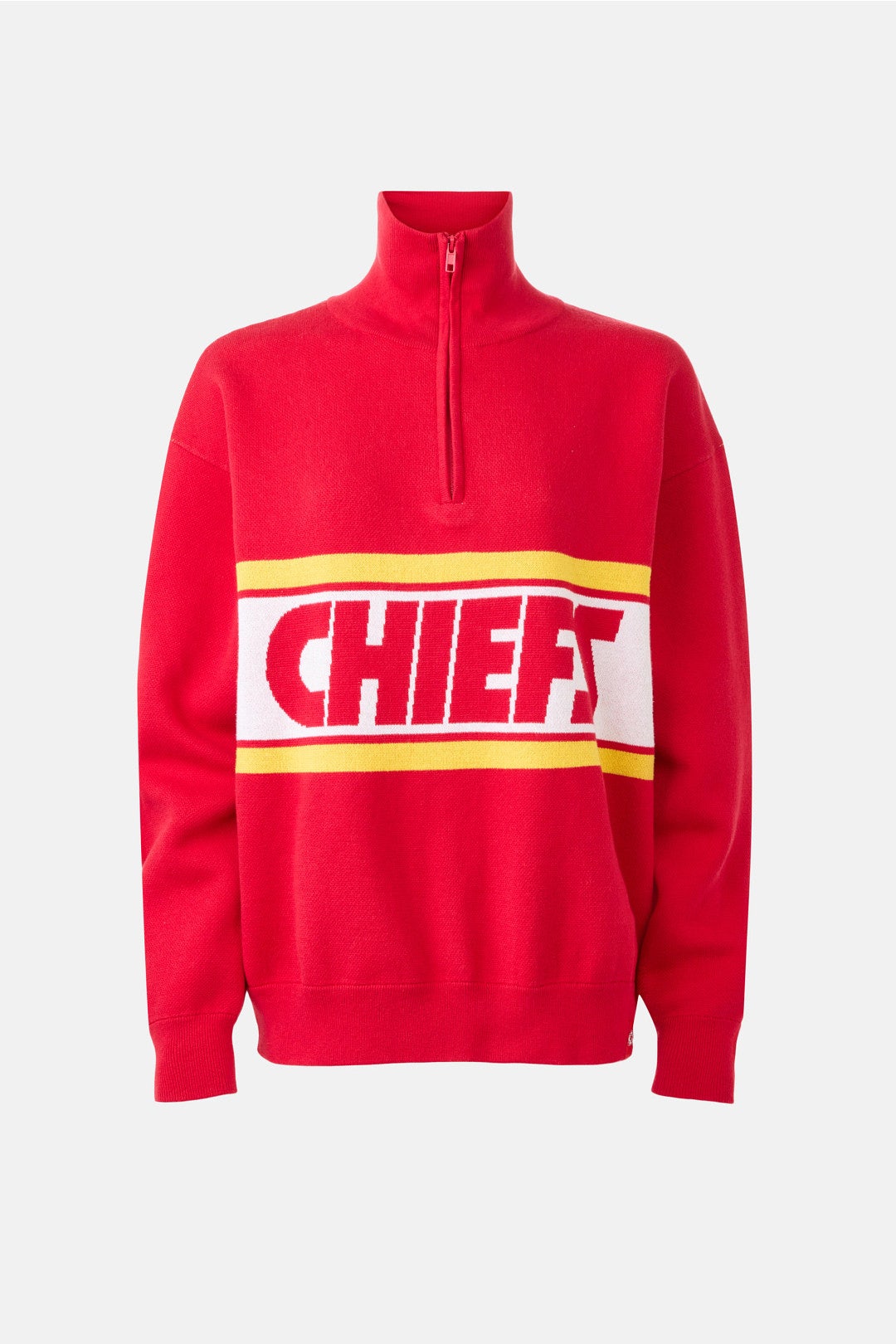 Chiefs Quarter Zip Sweater by Terez 4
