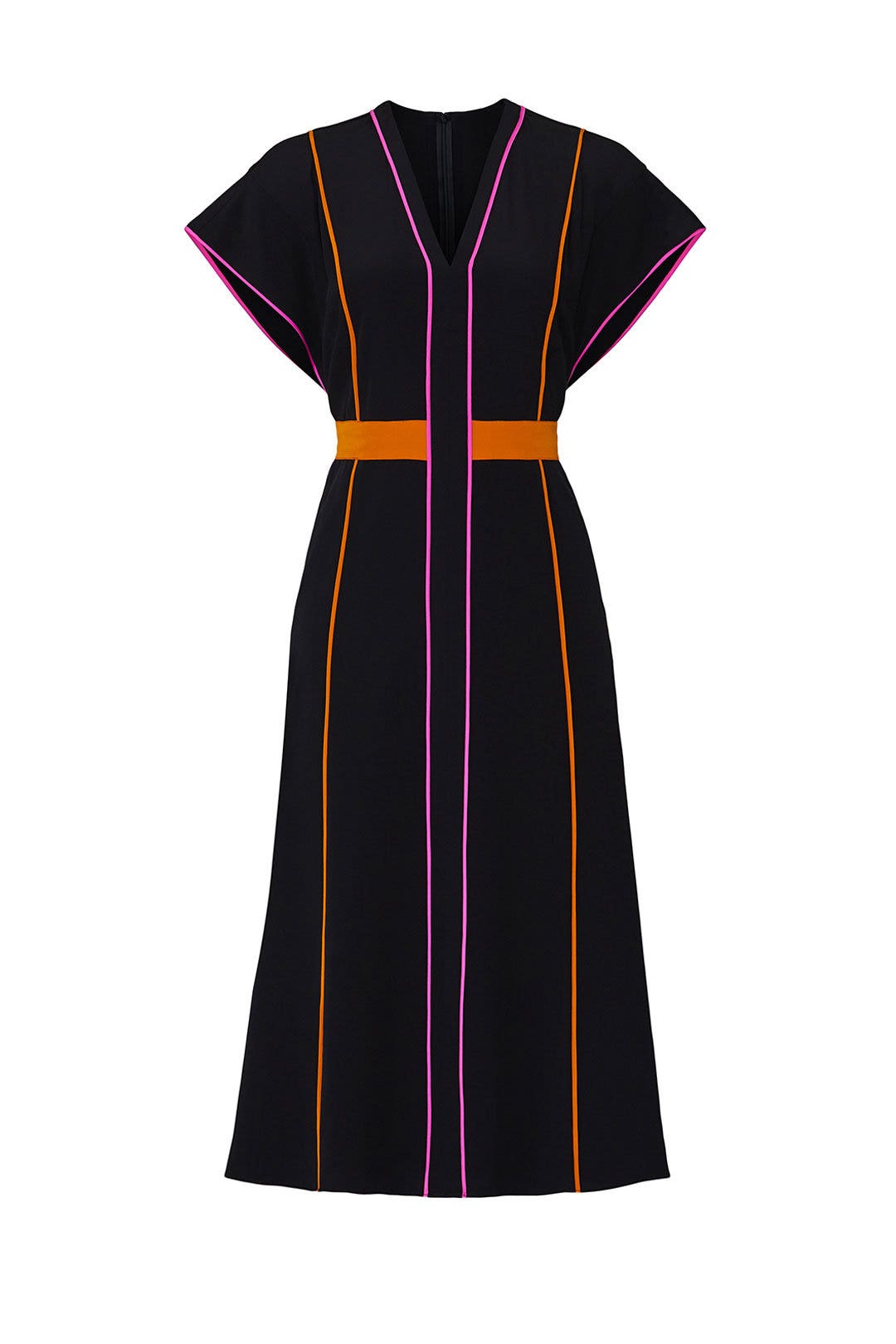 Neon Piping Davina Dress by Diane von Furstenberg 4