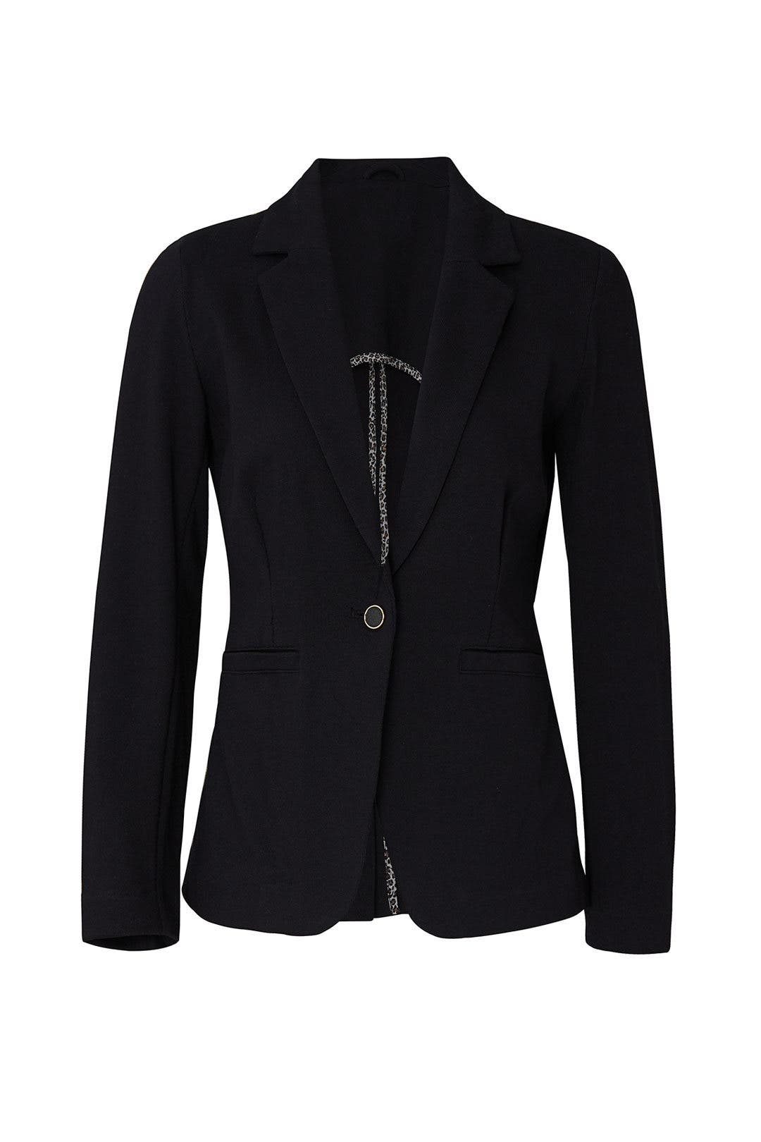 Black Knit Blazer by KINLY for 50 Rent the Runway