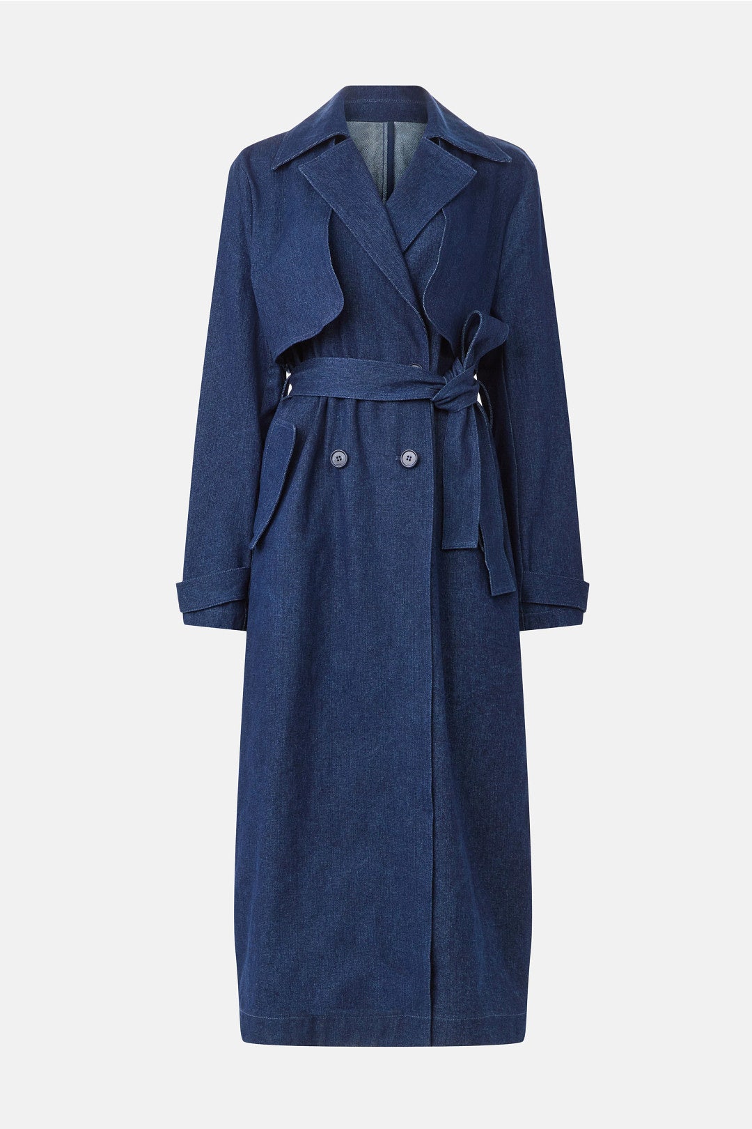 Leon Denim Trench Coat by Suboo 4