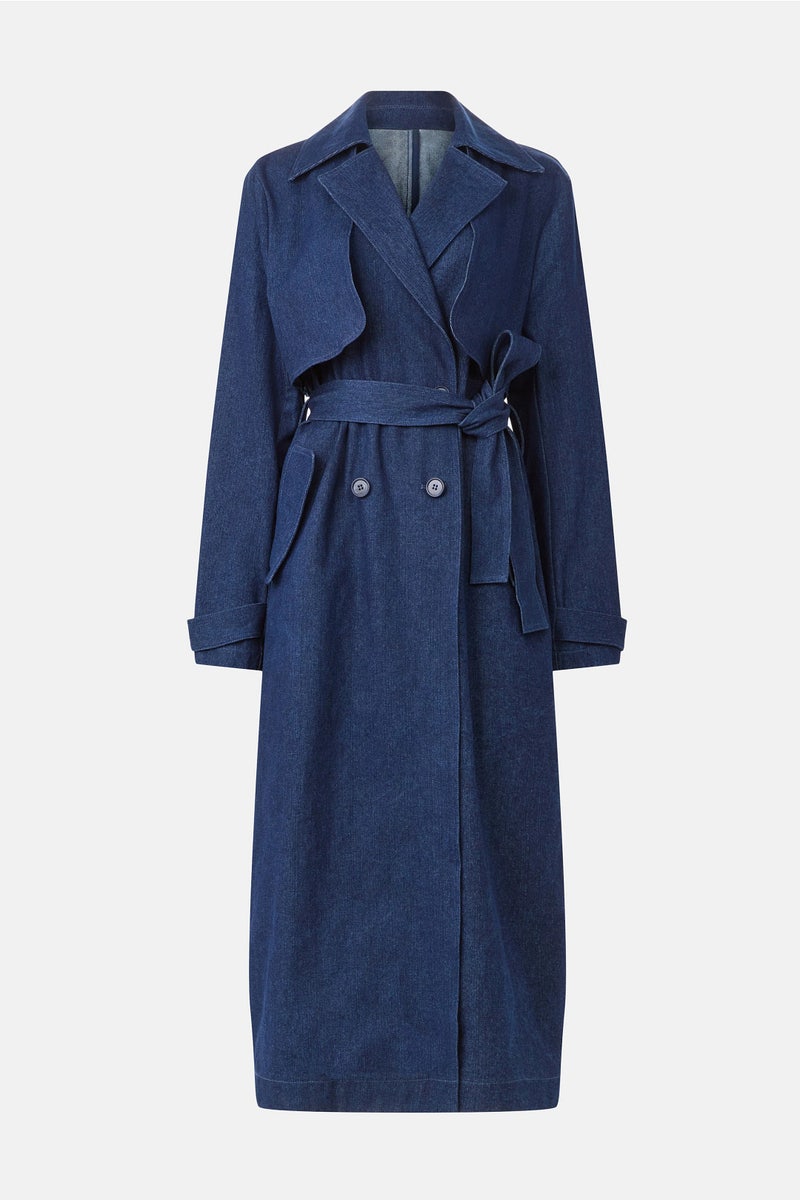 Leon Denim Trench Coat by Suboo - Photo 4