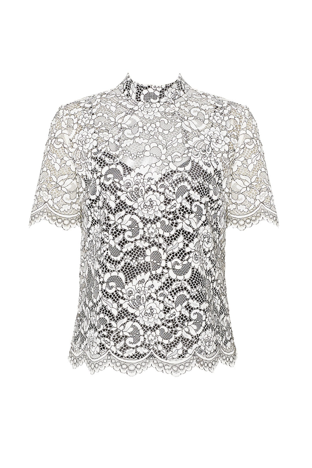 Damita Lace Blouse by Trina Turk