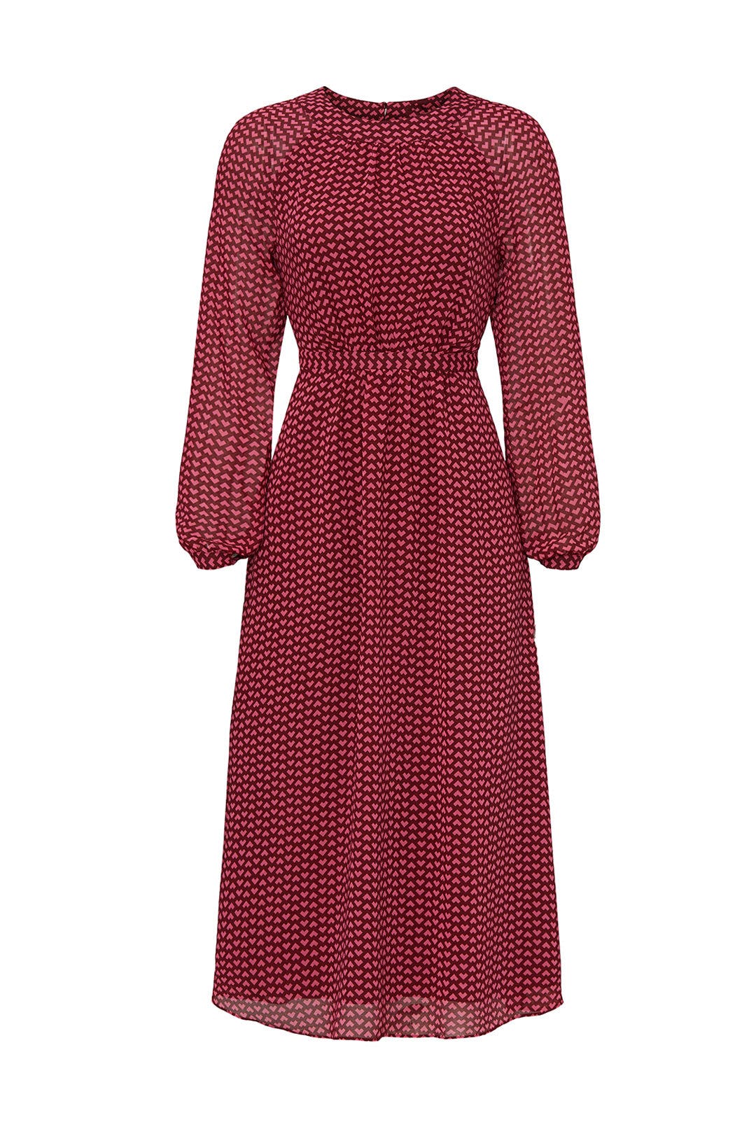 Red Heart Printed Dress by Boden 4