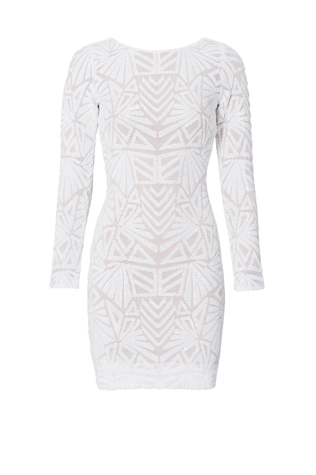 White Carlene Dress by Dress The Population 3