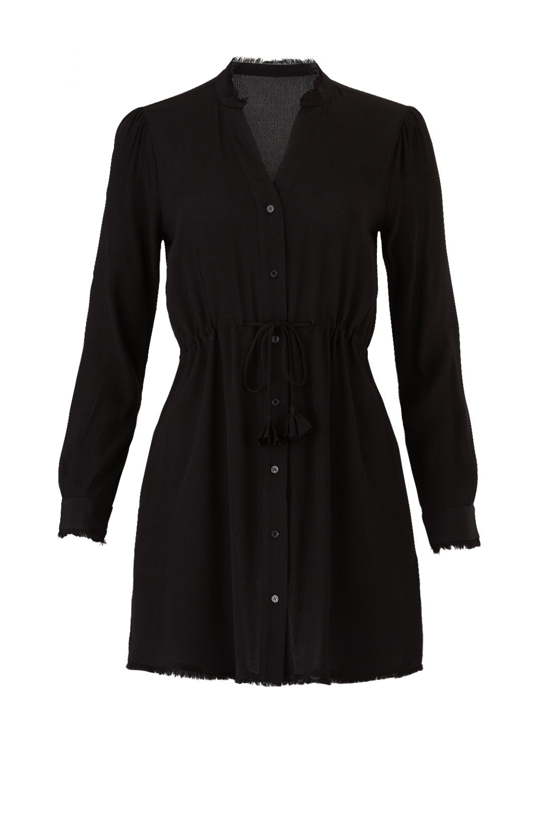 Sachi Frayed Button Up Dress by Greylin 3