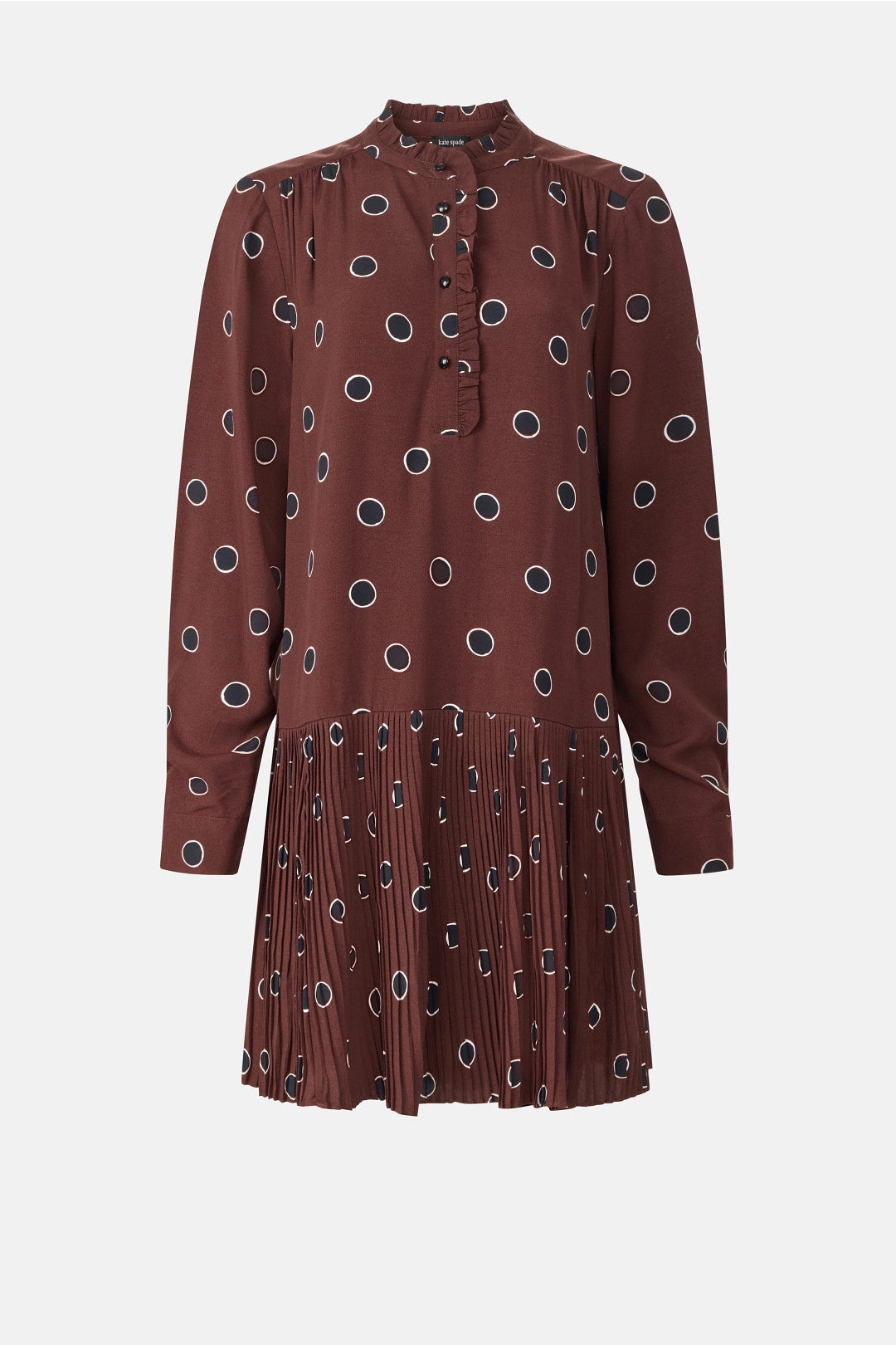 Pleated Flounce Shirt Dress by kate spade new york 4