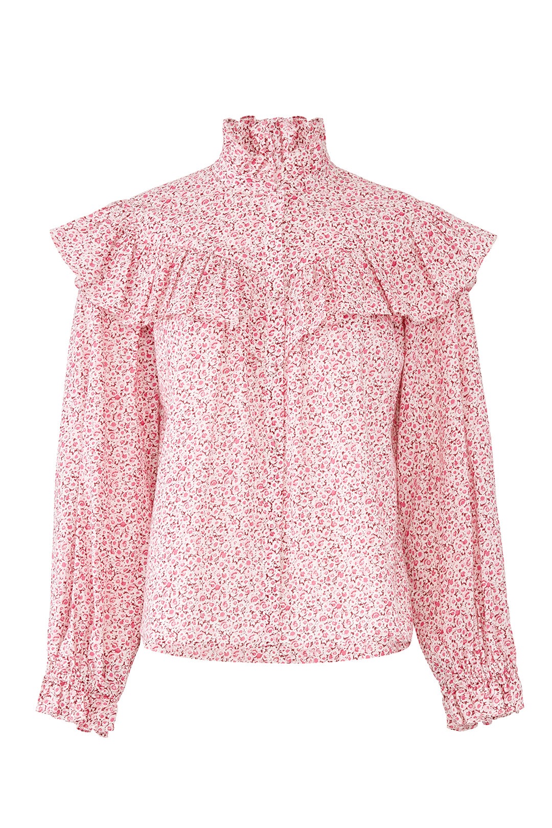Pink Floral Erica Top by LoveShackFancy