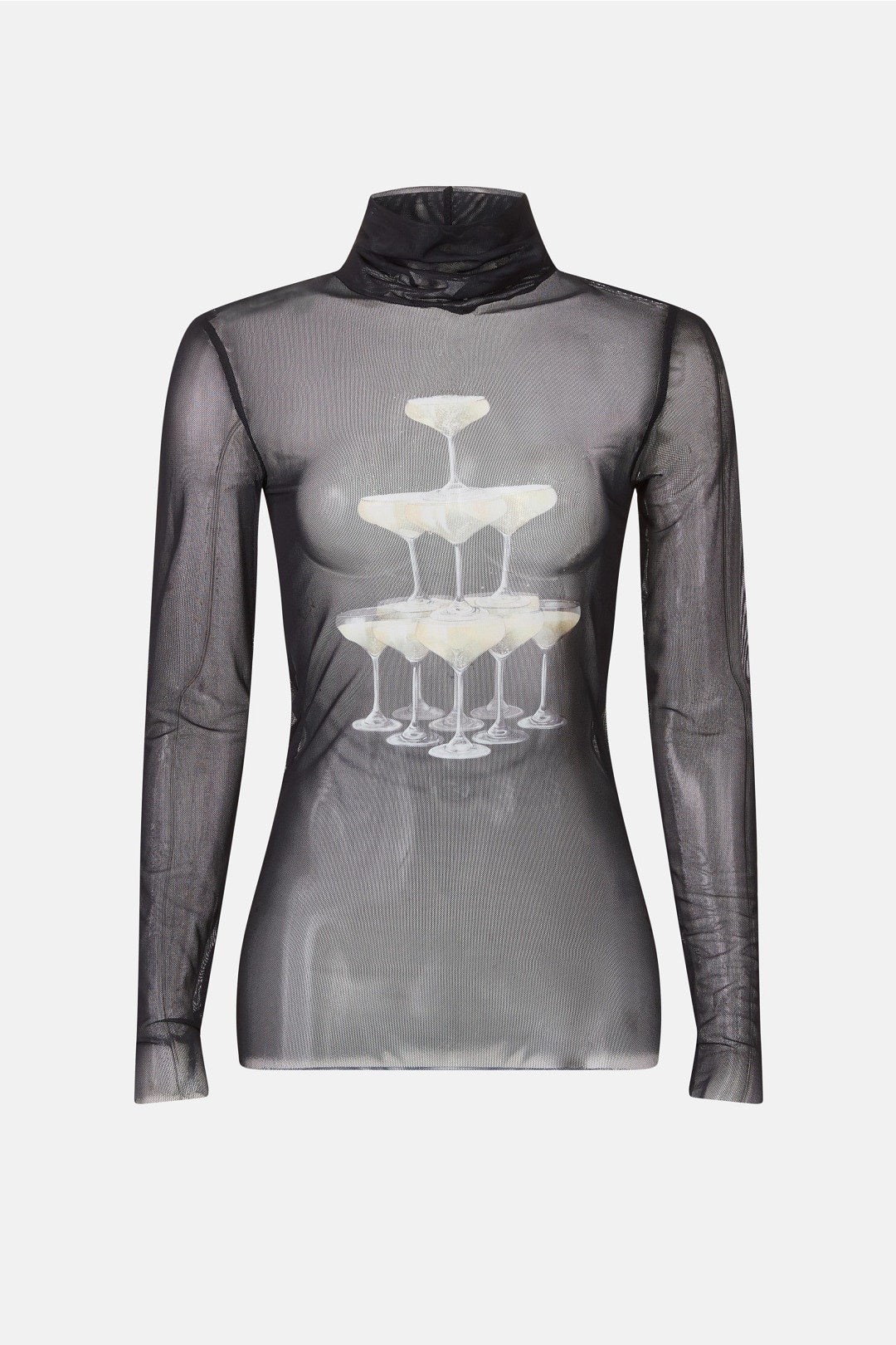 Sheer Lillian Turtleneck by Rachel Antonoff 4
