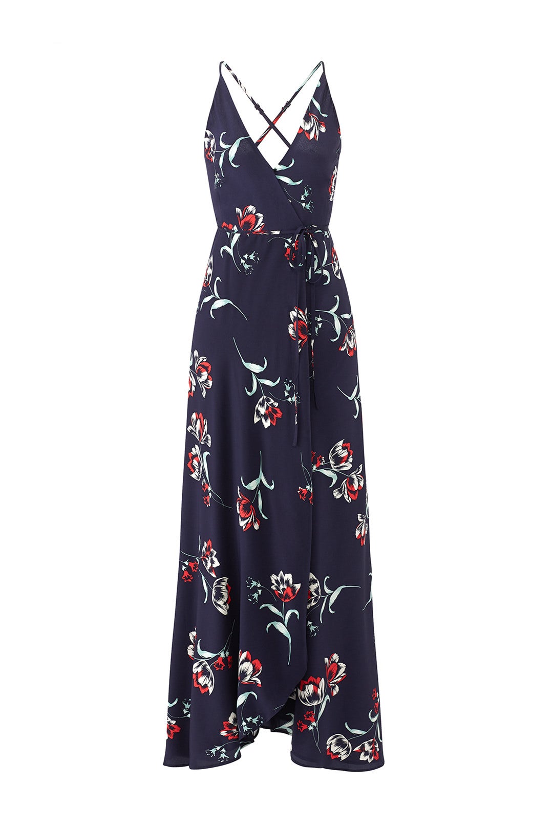 Navy Rush Hour Wrap Maxi by YUMI KIM 3