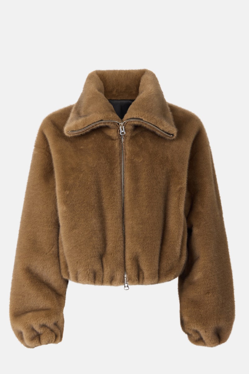 Hazel Faux Fur Jacket by A.L.C. - Photo 4