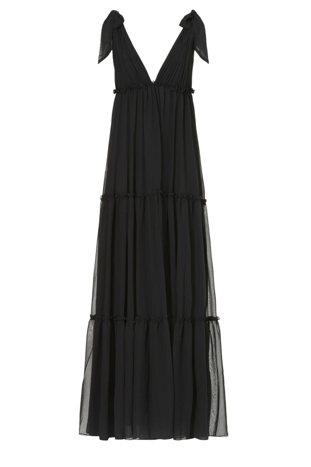 Tie Shoulder Gown by Ieena for Mac Duggal | Rent the Runway