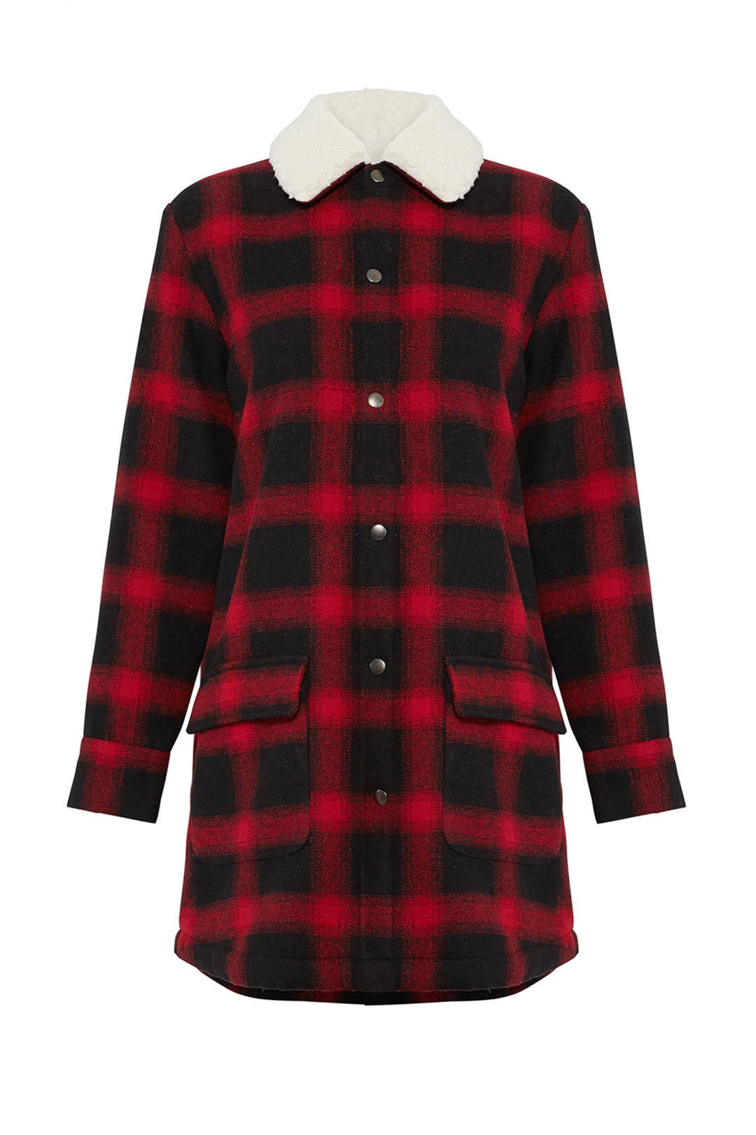 Plaid Shirt Jacket by BB Dakota