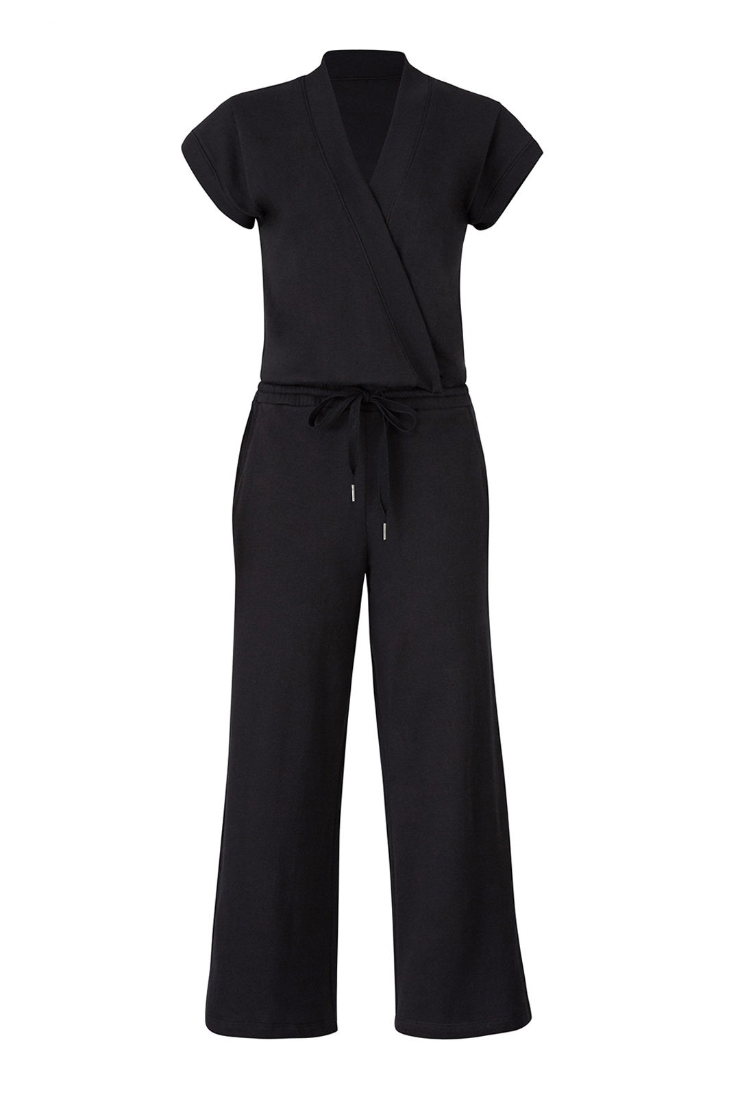 Black Sweatshirt Jumpsuit by KINLY 3