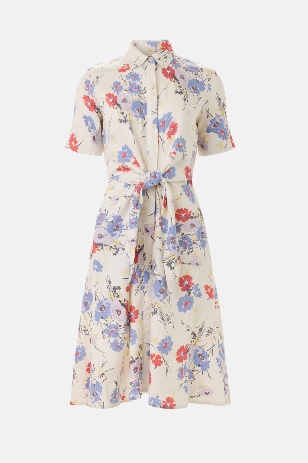 Floral Tie Front Shirt Dress by Lauren Ralph Lauren
