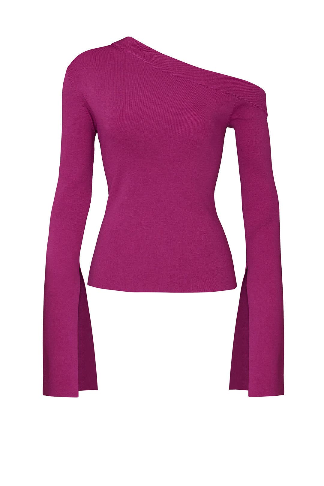 Magenta One Shoulder Top by Solace London | Rent the Runway