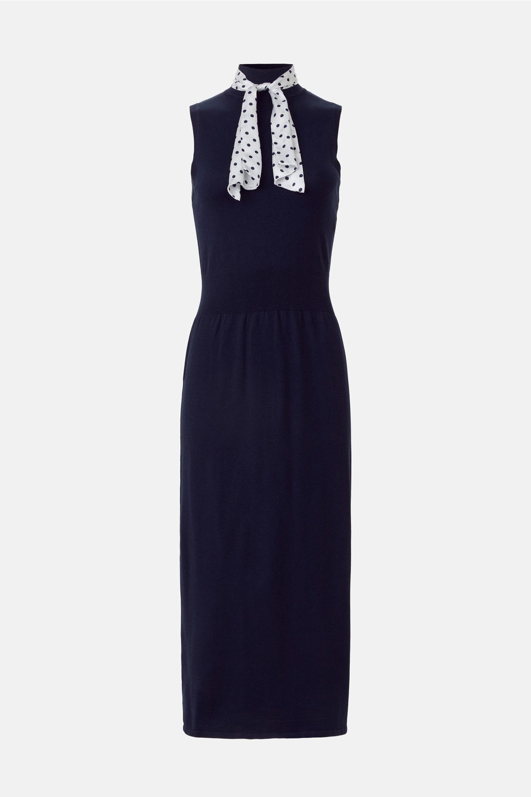 Sleeveless Midi Dress with Neck Tie by Toccin