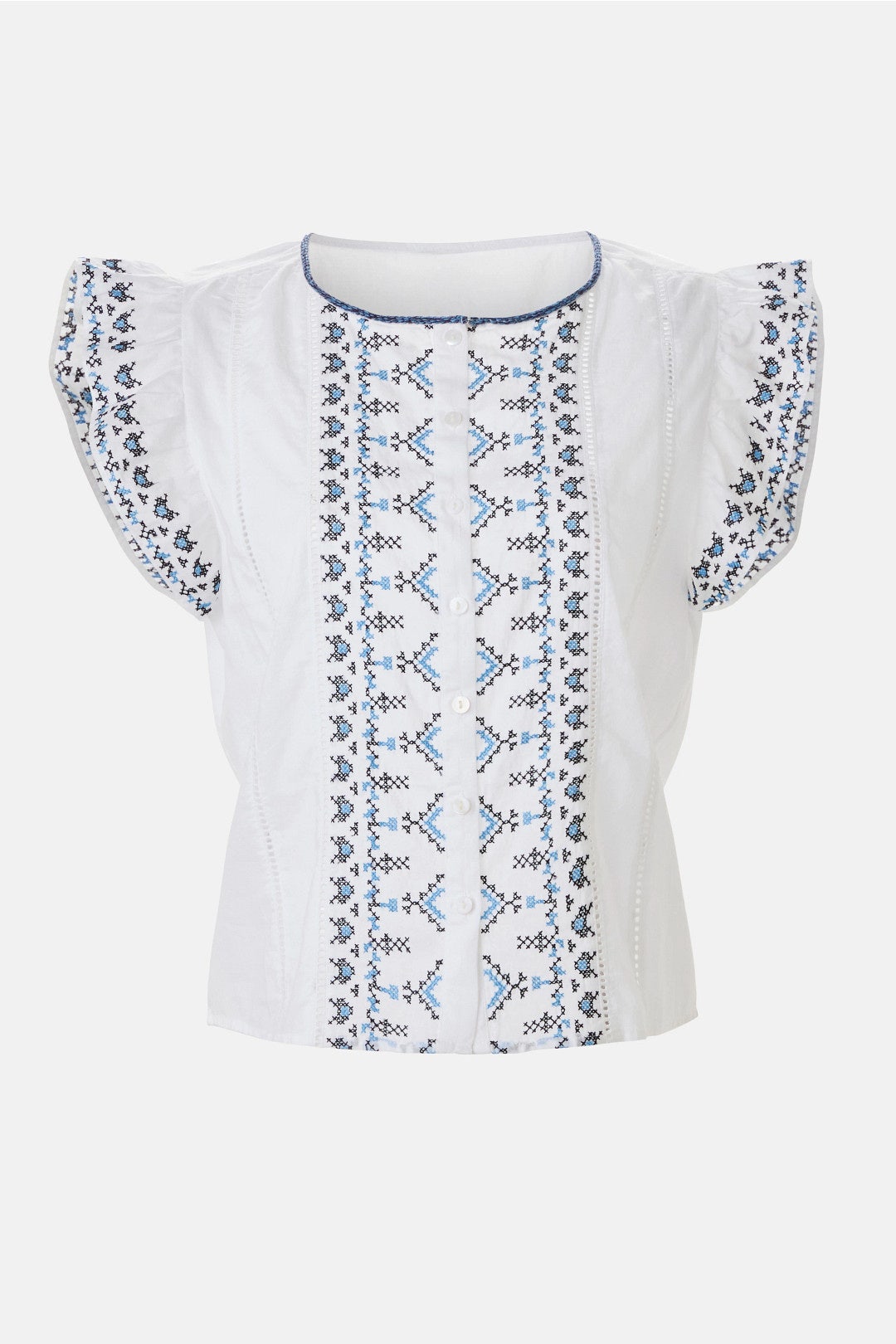 Diana Embroidery Top by west of.