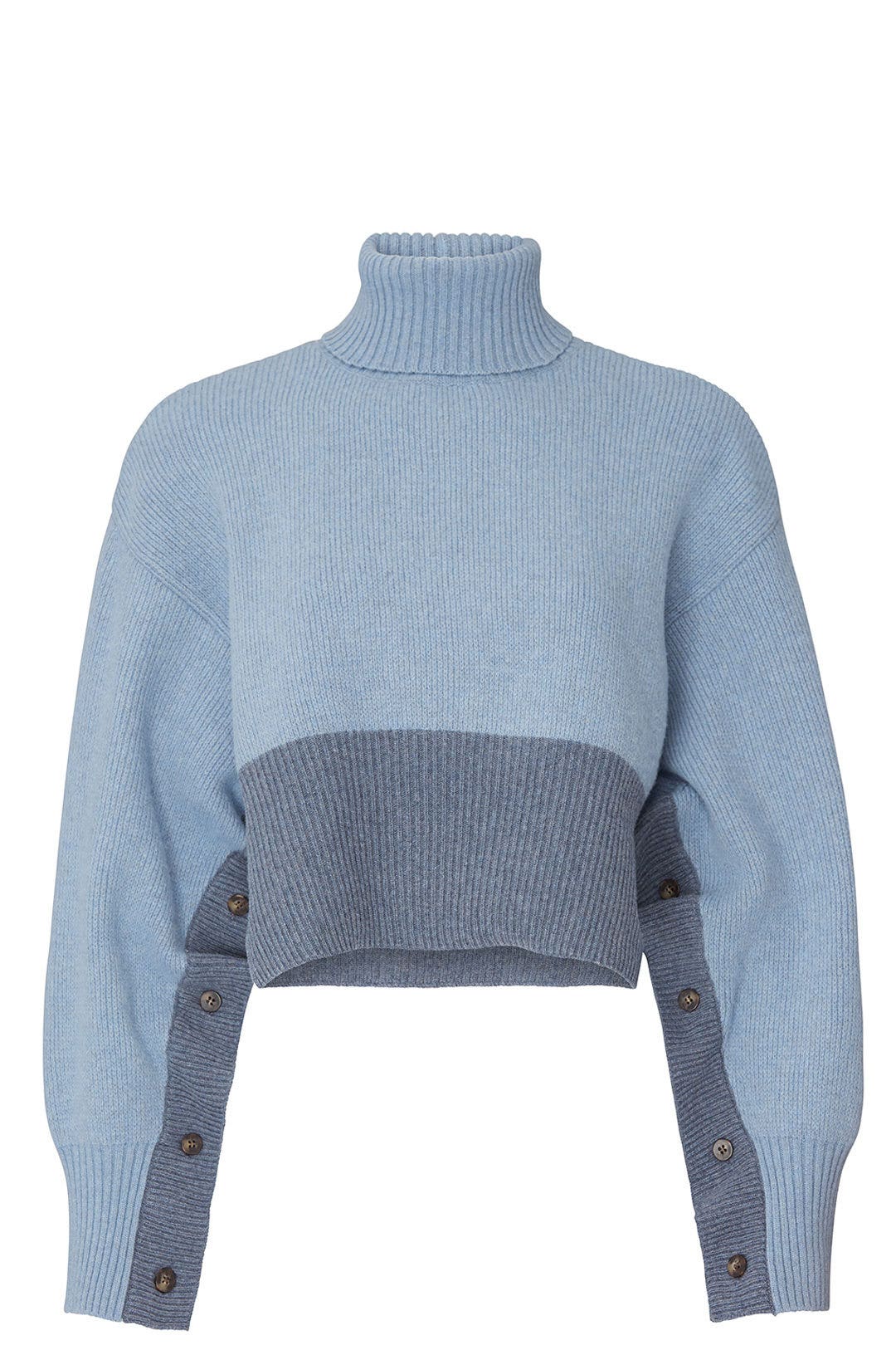 Blue Ombre Turtleneck by Cedric Charlier 4
