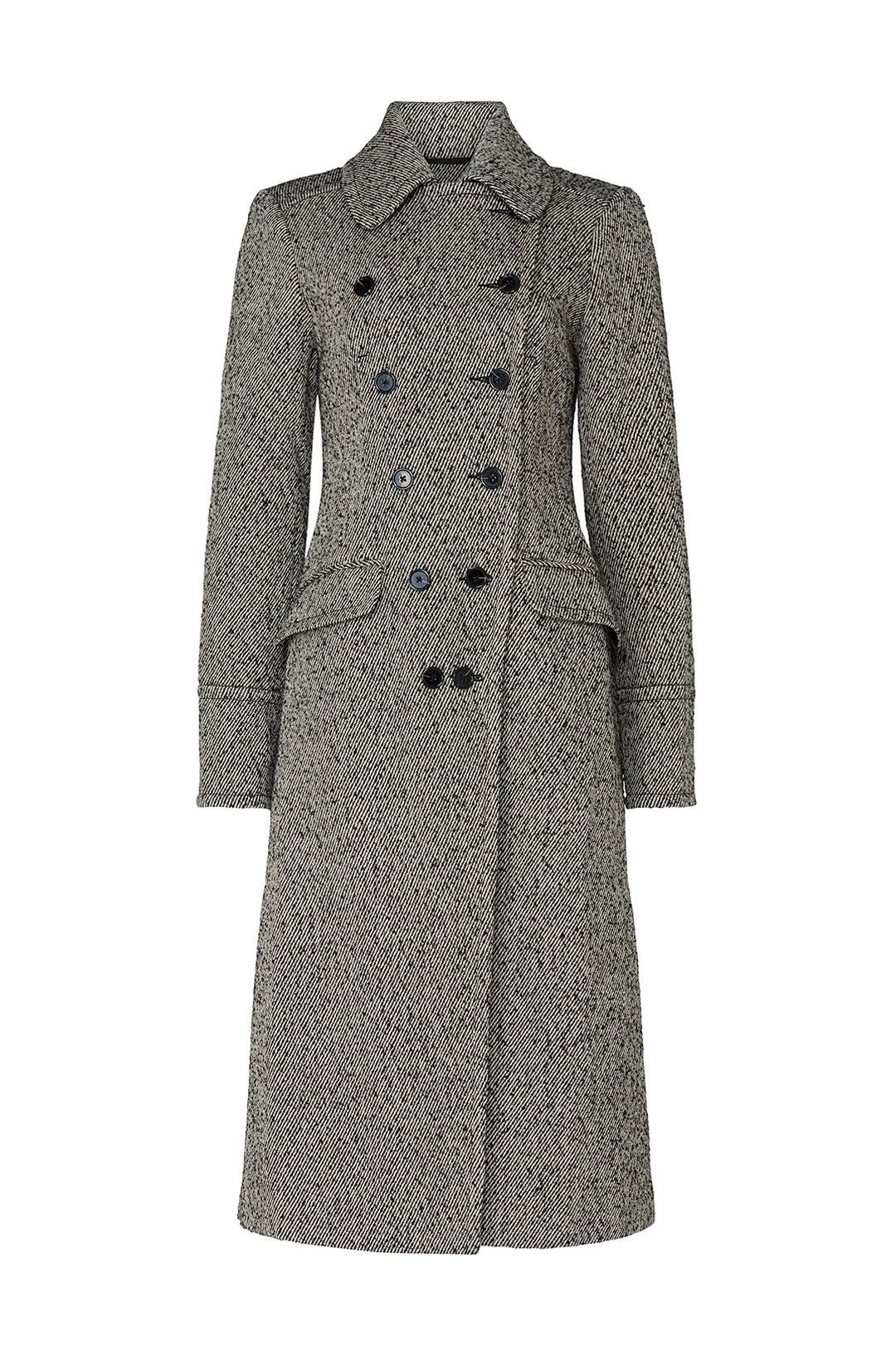 Grey Double Breasted Coat by Marissa Webb x RTR 4