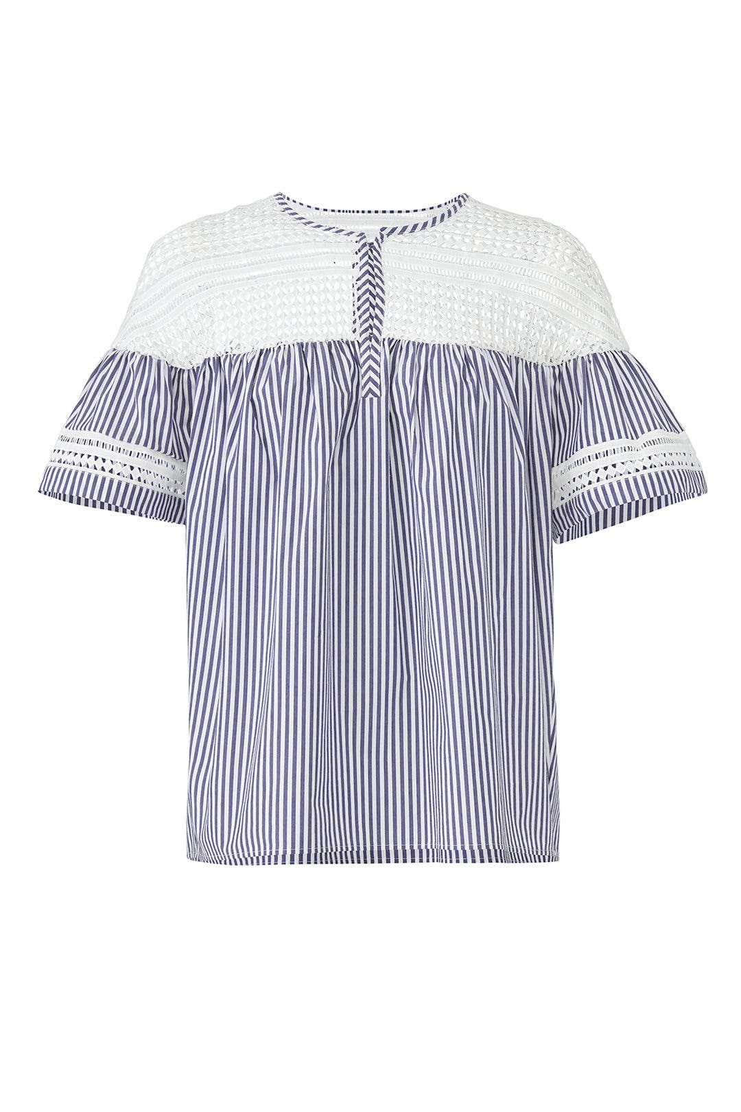 Short Sleeve Stripe Top by Scotch & Soda