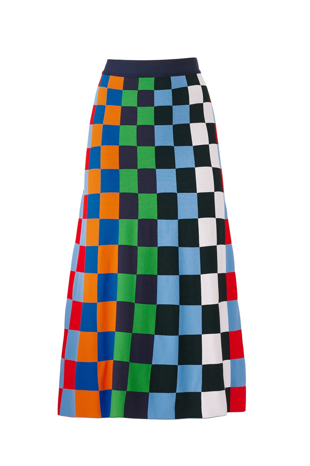 Tech Knit Checkered Skirt by Tory Sport
