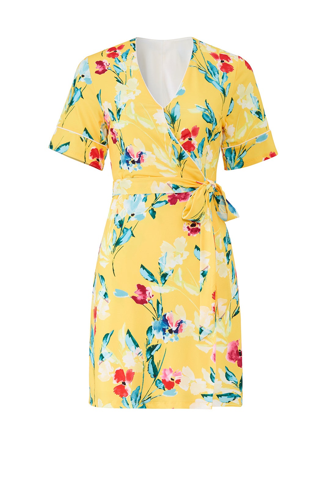 Floral V-Neck Wrap Dress by Alexia Admor 3