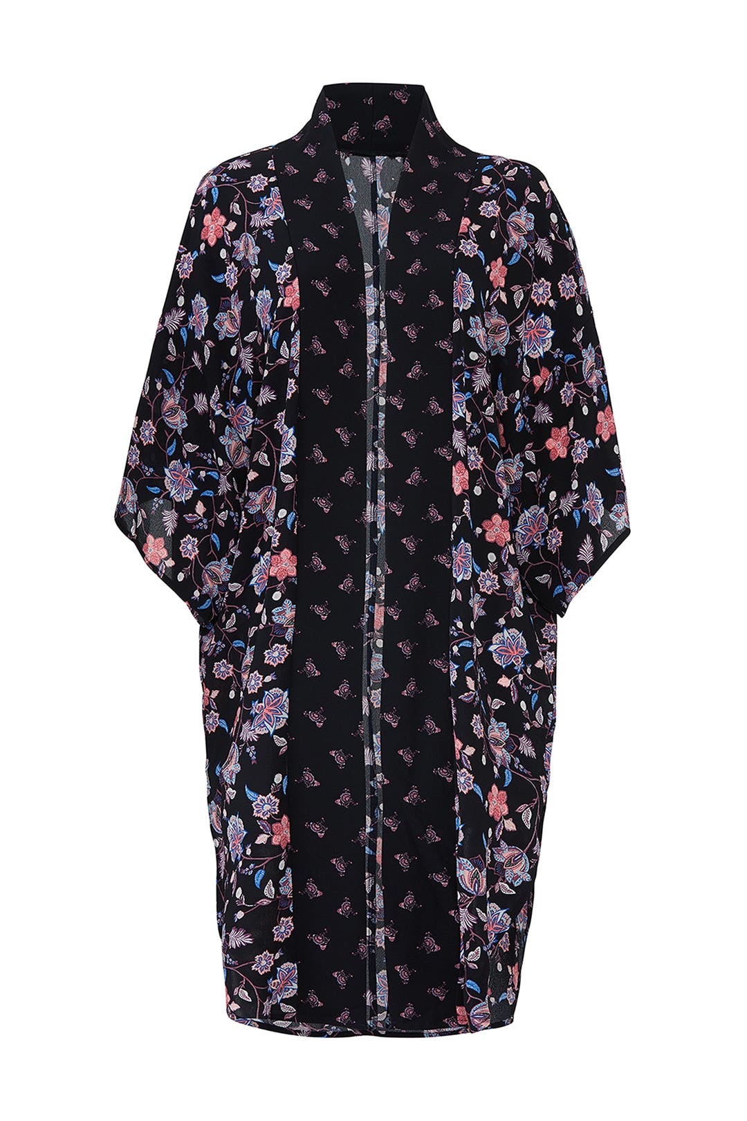 Contrast Collar Kimono by B Collection by Bobeau for 28 Rent the Runway