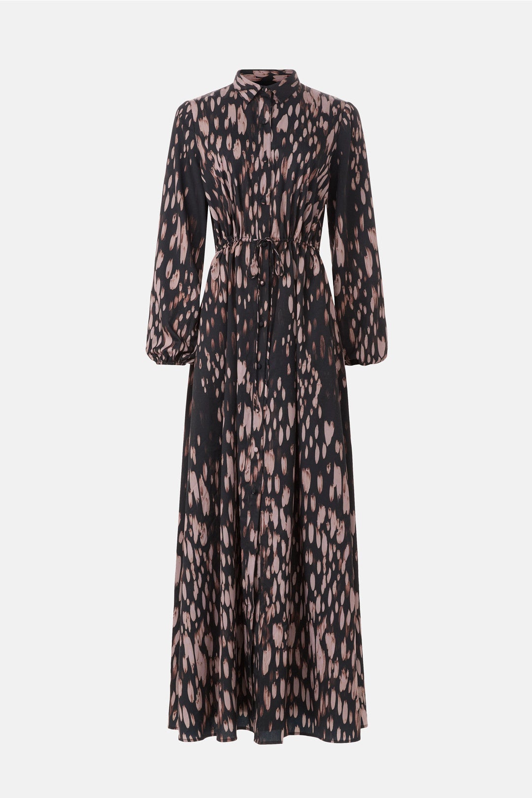 Watercolor Animal Print Shirt Dress by Hutch 4