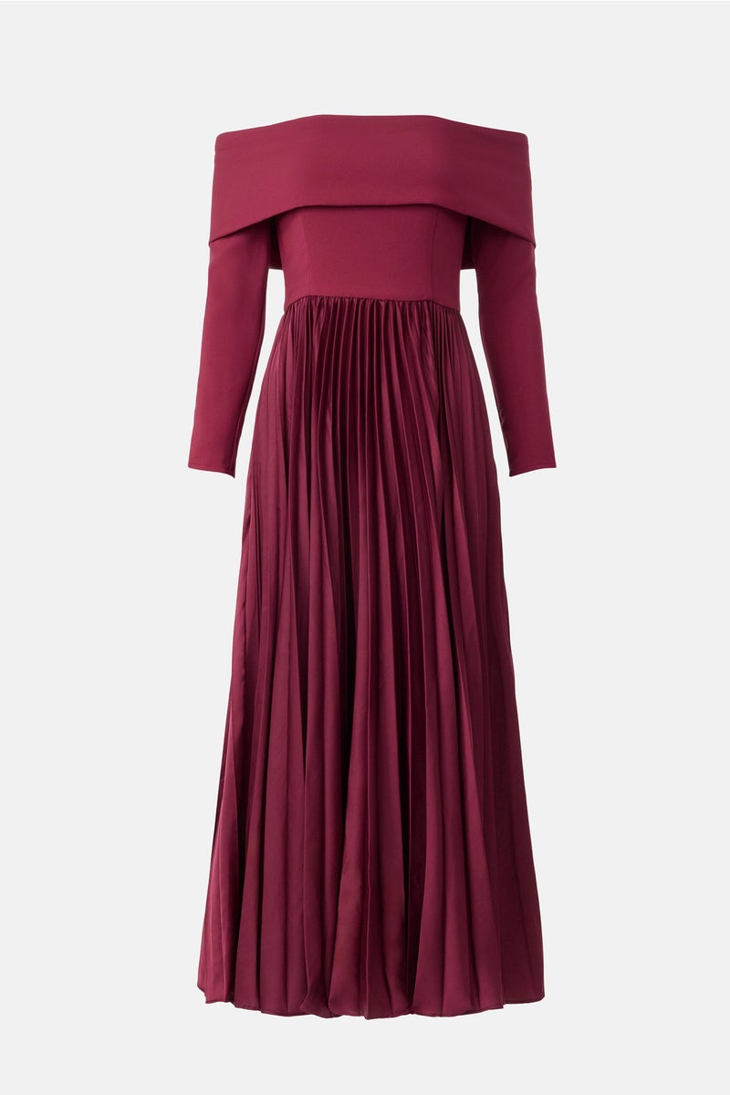 midi dress knit Linear Pointelle Tonal Knit Fit-N-Flare Midi Dress, Kelly Green
