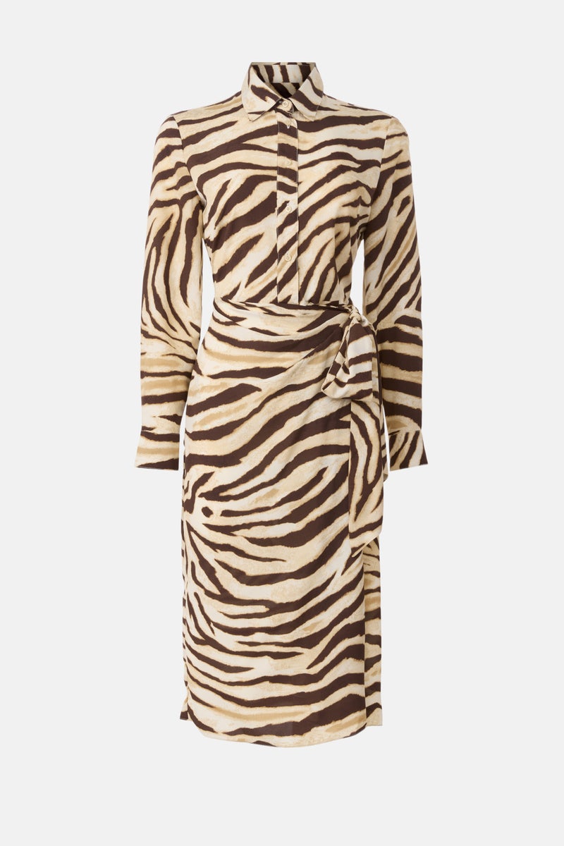 Animal Print Wrap Midi Dress by Lauren Ralph Lauren - Photo 4