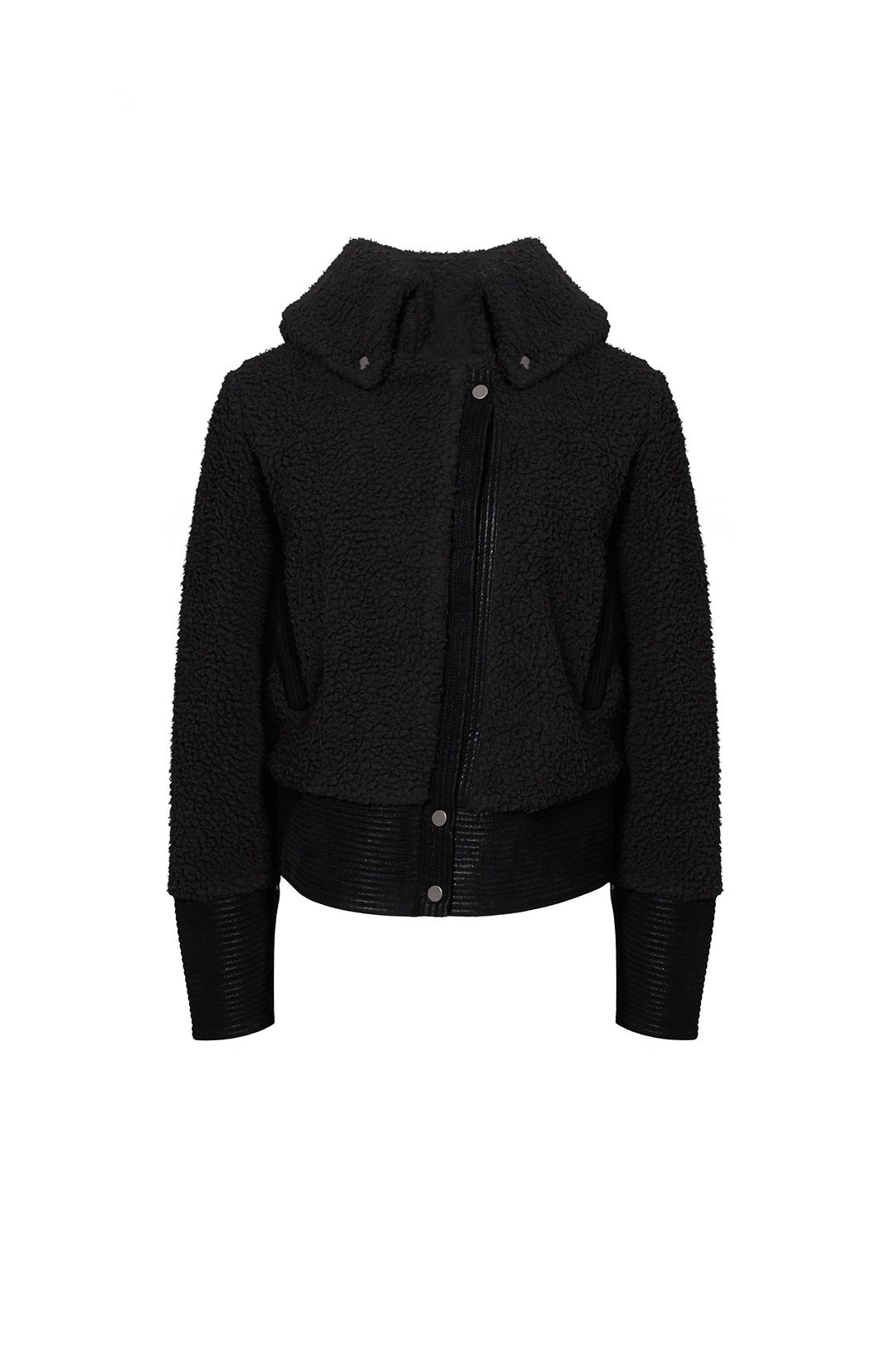 Black Juno Moto Jacket by Saylor