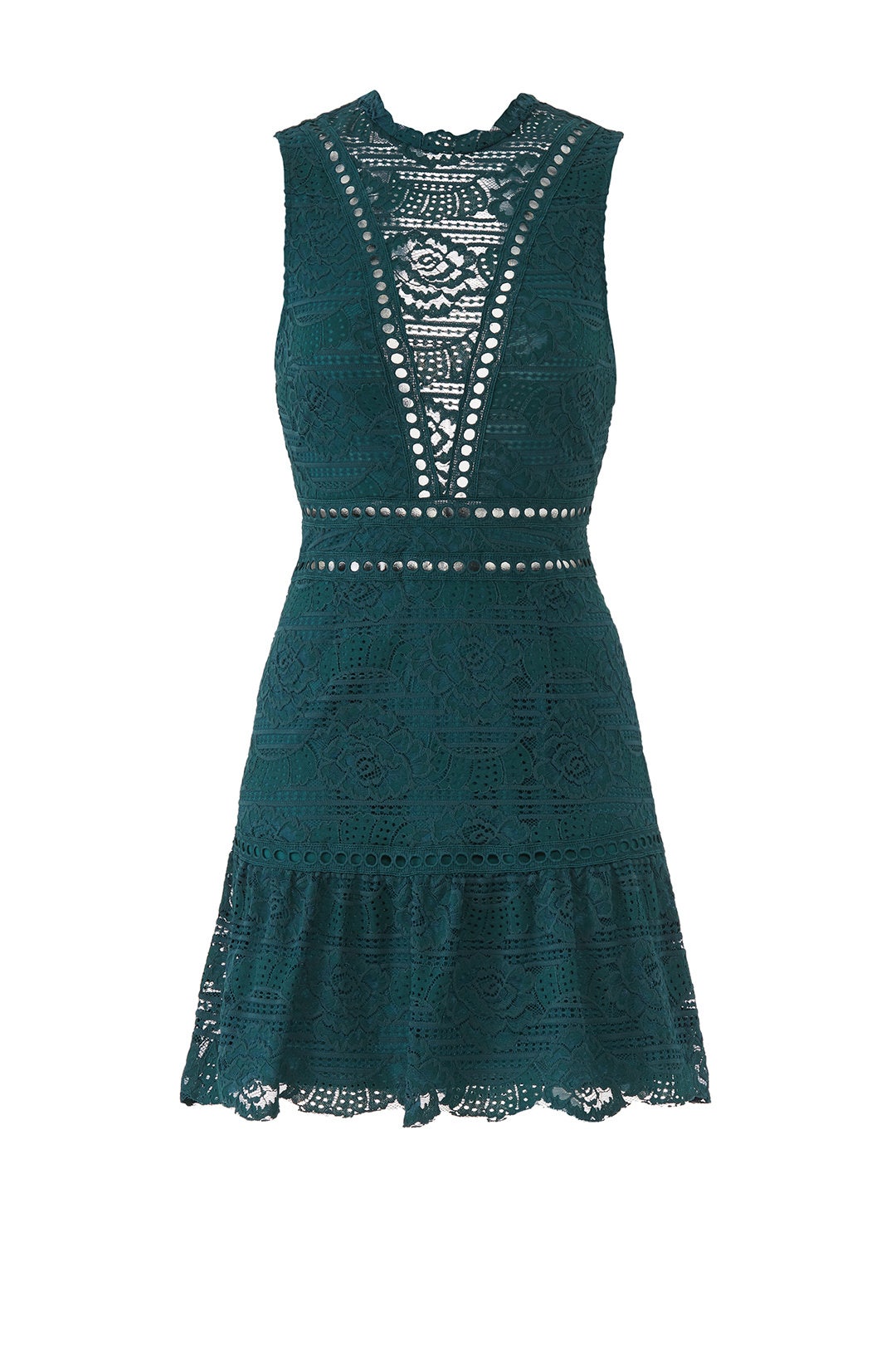 Emerald Rosemary Lace Dress by Saylor 3