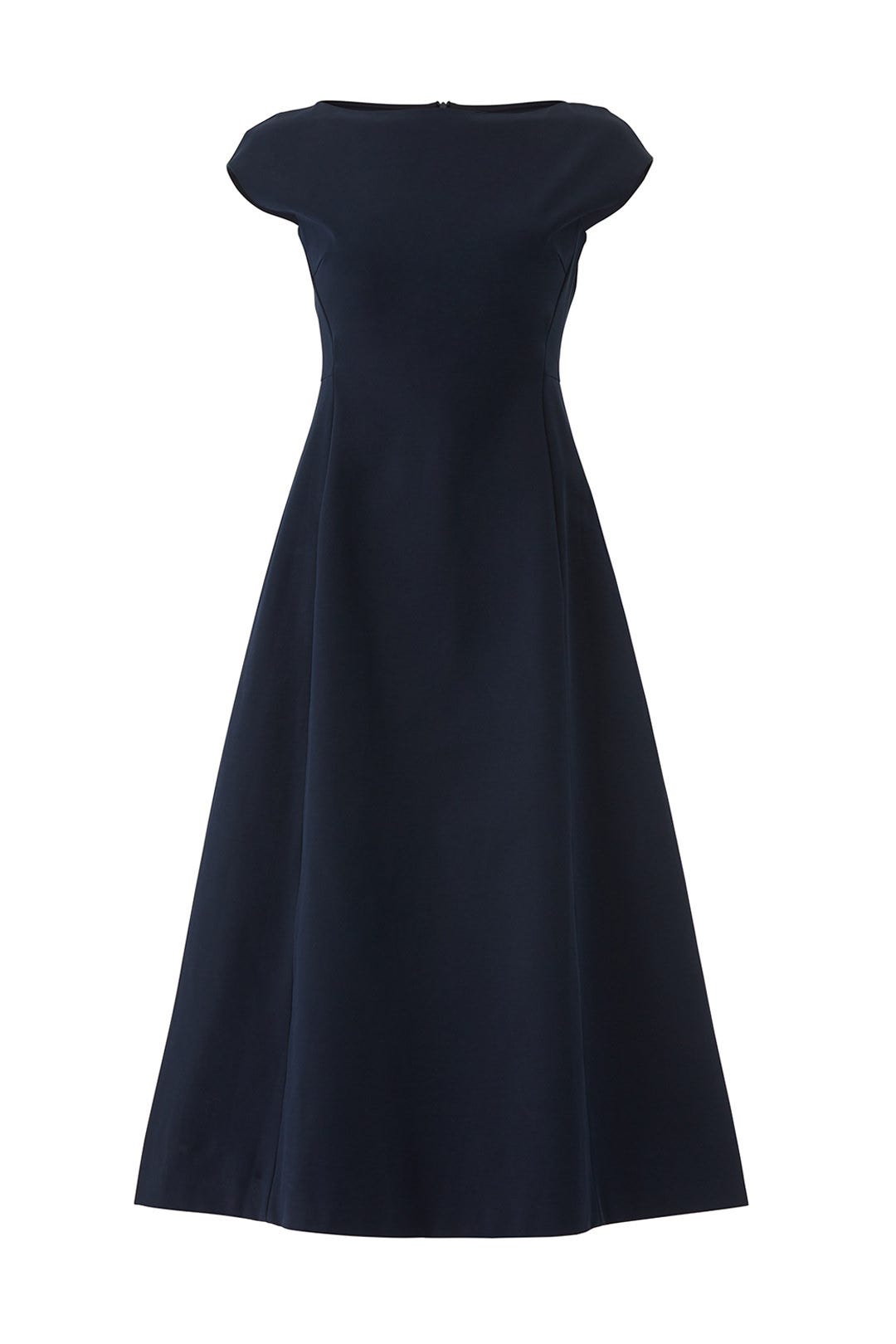 Navy Boat Neck Tulip Dress by Theory 3