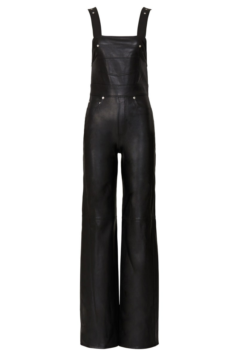 Braelyn Faux Leather Jumpsuit by A.L.C. - Photo 4