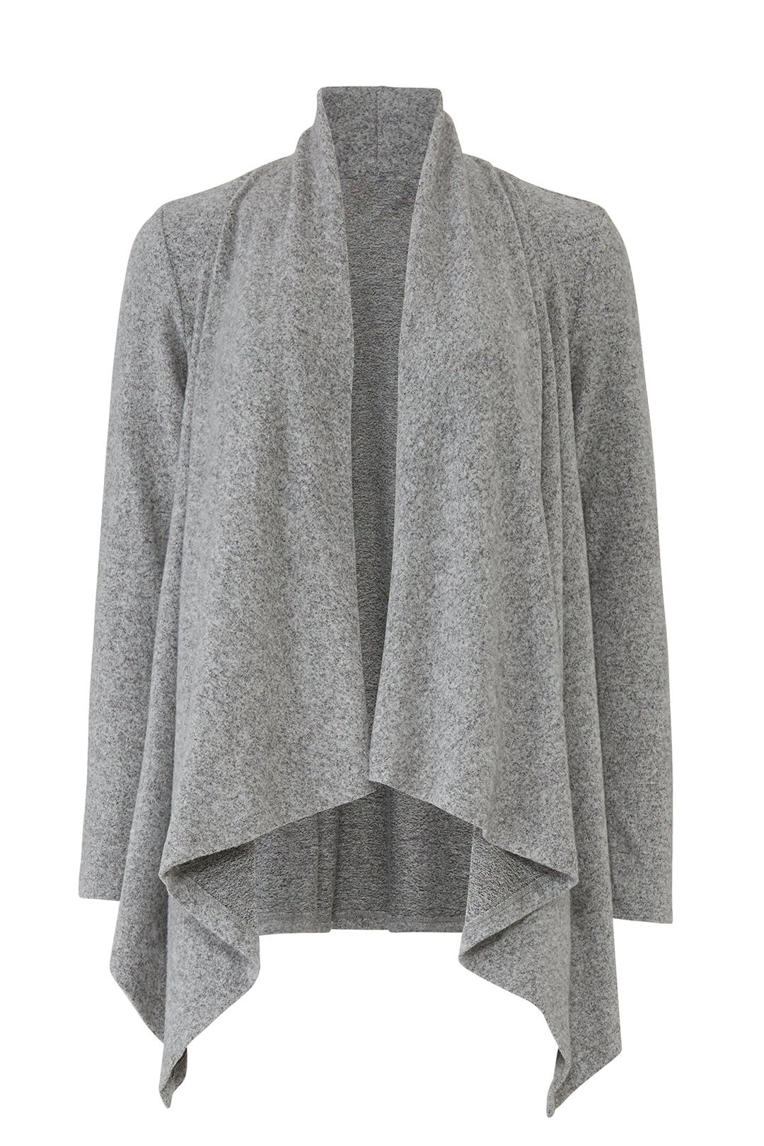 Grey Amie Waterfall Cardigan by B Collection by Bobeau