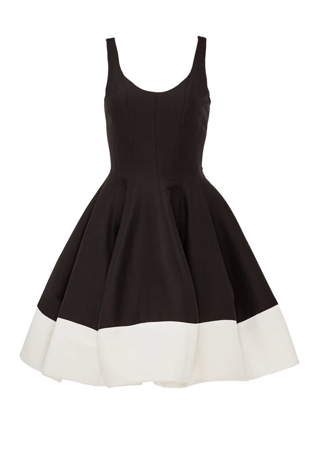 Silk Faille Tulip Skirt Dress by HALSTON 3