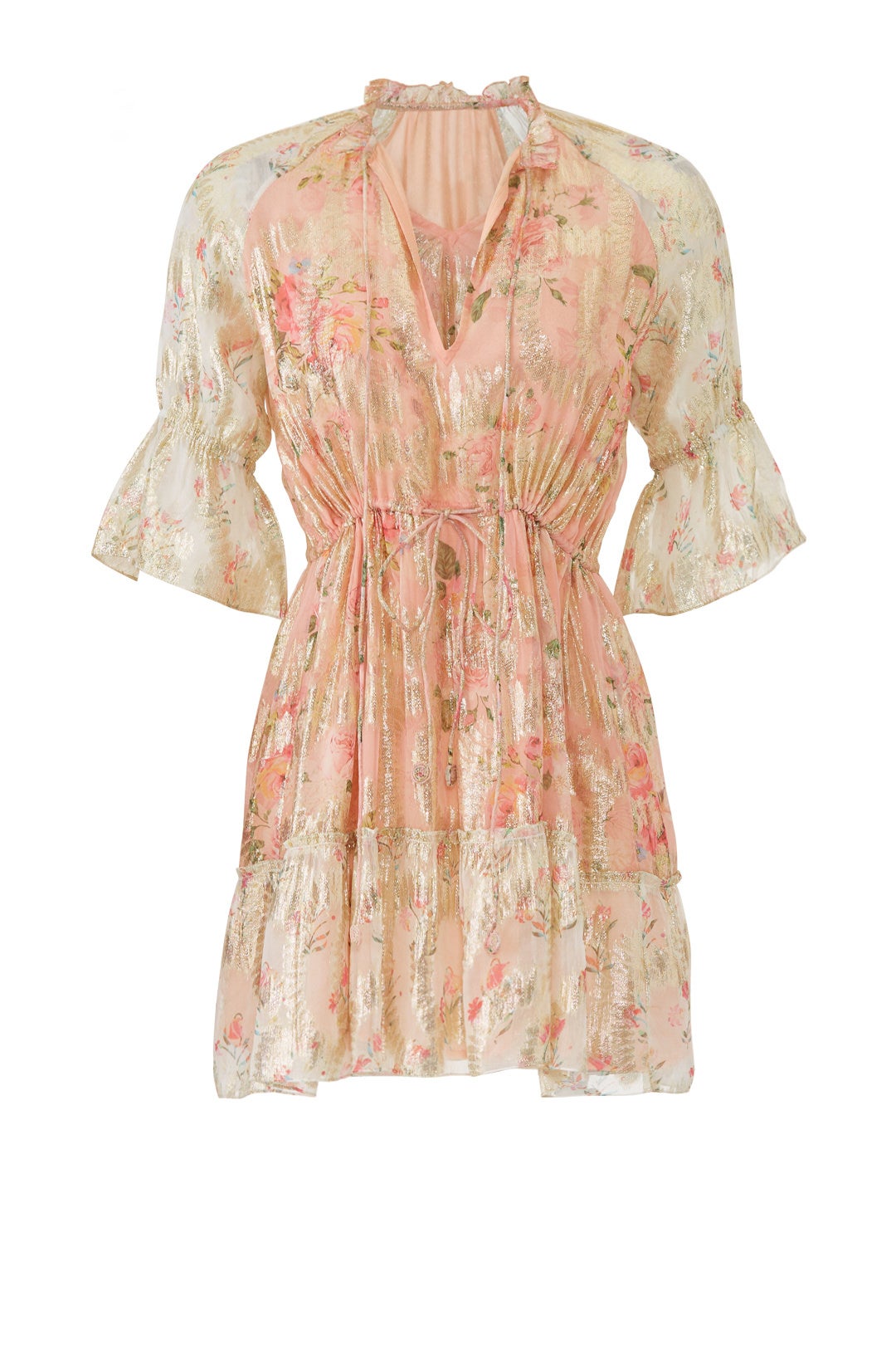 Blush Gold Dress by Hemant & Nandita 3