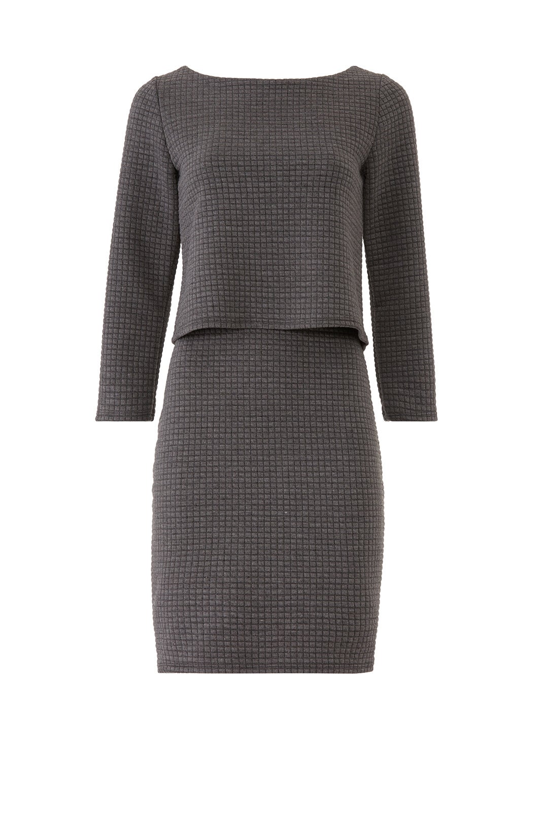 Quilted Knit Popover Dress by Leota