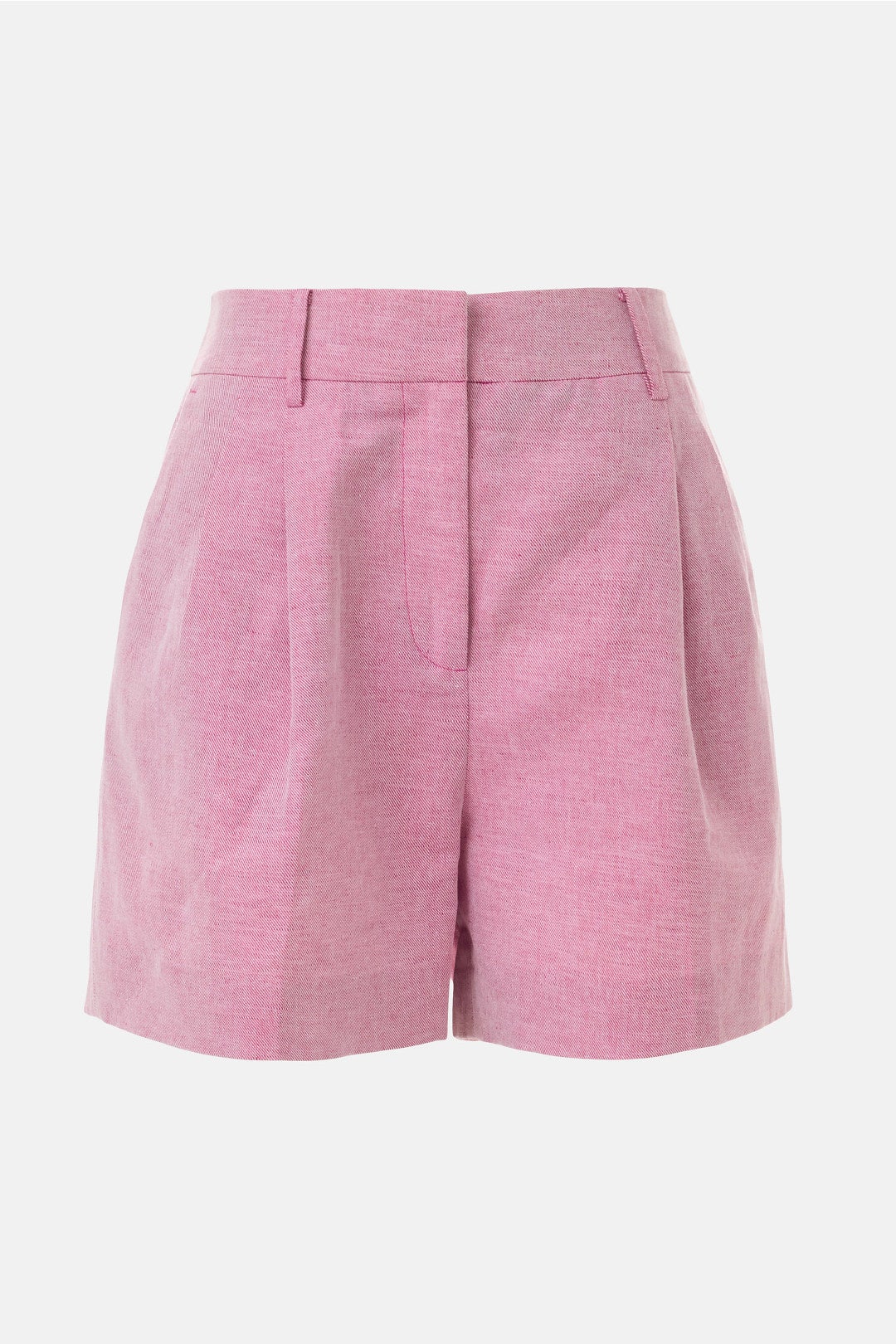 Pleated Linen Shorts by MICHAEL KORS