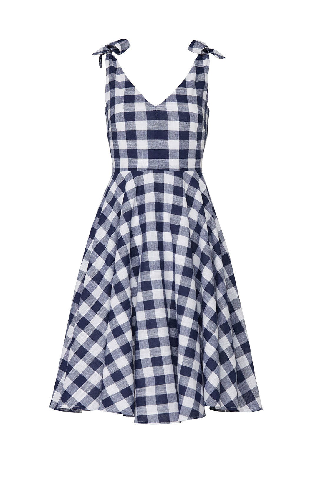 Gingham V-Neck Dress by Slate & Willow