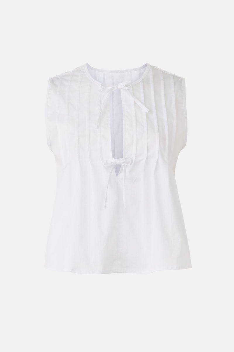 Tie Front Flare Top by WEWOREWHAT - Photo 4