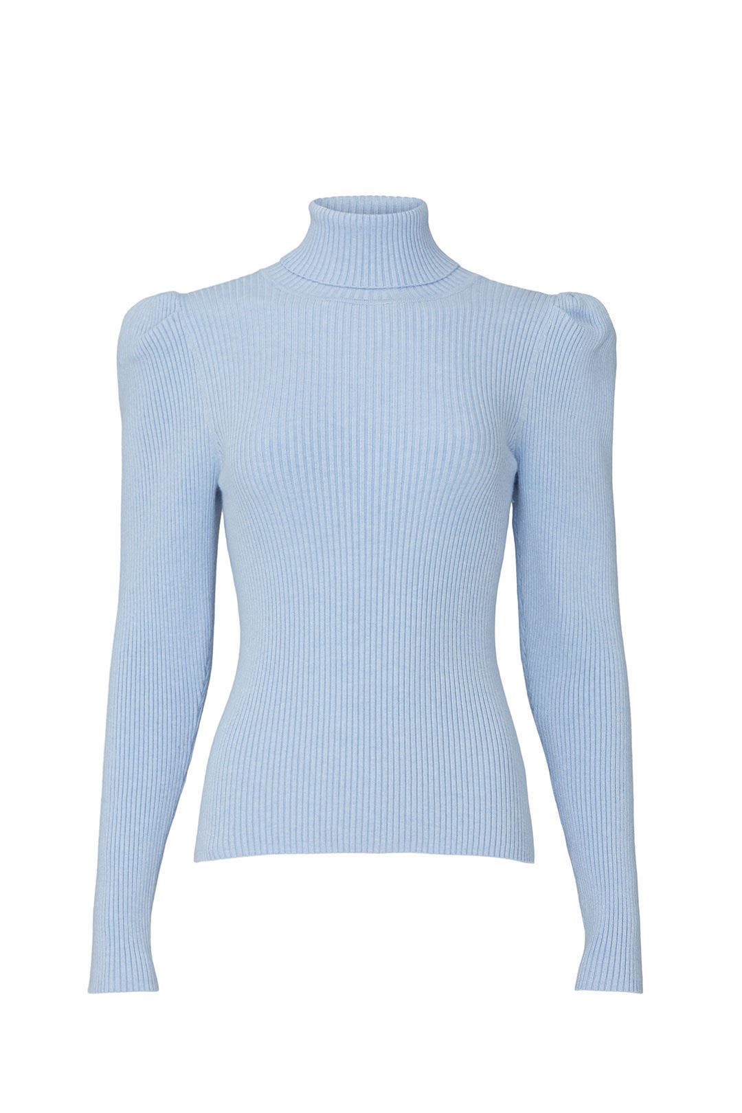 Blue Puff Sleeve Pullover by 525 America