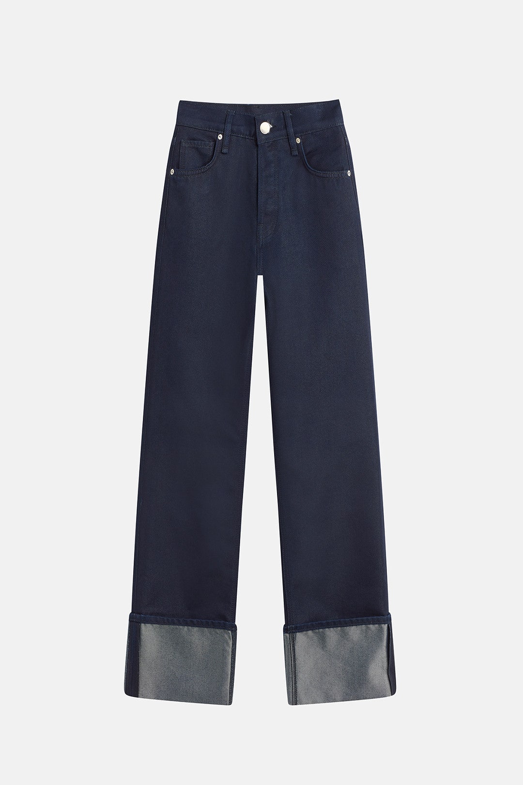 Rosie High Rise Wide Leg Ankle Cuff Jeans by Hudson 4