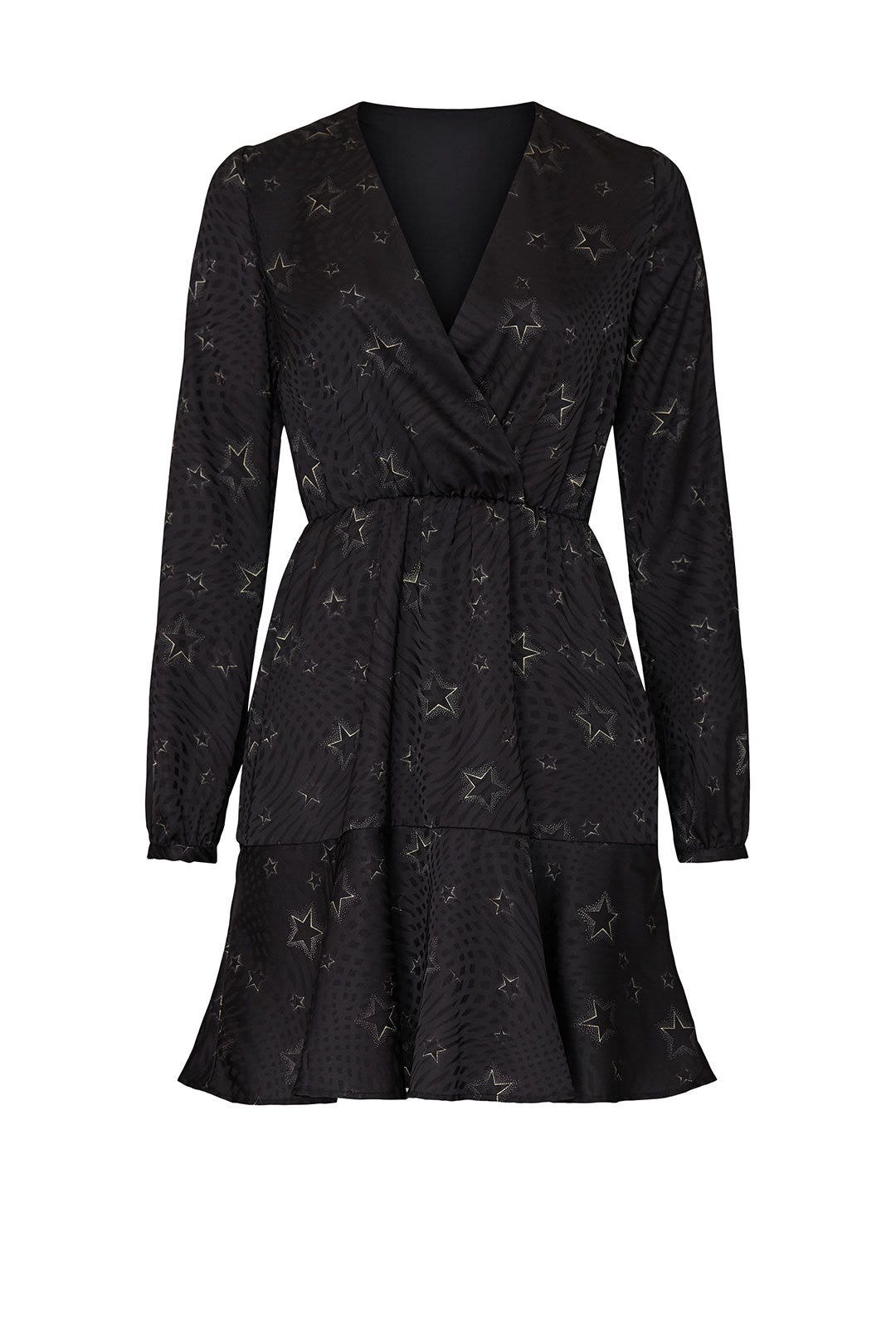 Star Printed Faux Wrap Dress by Slate & Willow 4